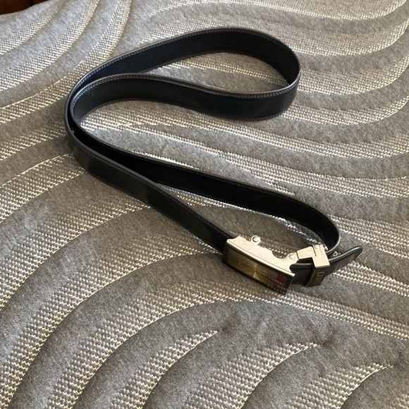 GUCCI RARE black handsome clipping belt 46/115 - Picture 3 of 10